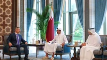 Doha'da Fidan ve Al Thani Görüşmesi
