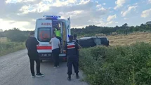 Bilecik'te Kamyonet Devrildi: 1 Yaralı
