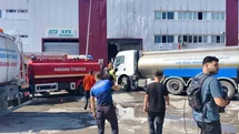 Ankara'da Kimyasal Fabrikada Yangın Çıktı