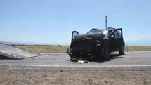 Konya'da SUV Araçlar Çarpıştı