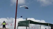 Çorum'da Yamaç Paraşütü Kazası Videoya Yansıdı