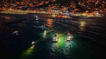 Karaburun Sahili'nde Fenerbahçe Coşkusu