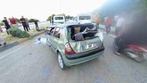 Isparta'da Trafik Kazası: 2 Yaralı