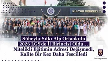 Süheyla-Sıtkı Alp Ortaokulu Başarı Elde Etti