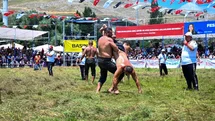 Feslikan Güreşleri'nde Başpehlivan Erkan Taş oldu