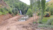 Sırakayalar Şelalesi'nde Çalışmalar Devam Ediyor