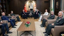 Kuzey Kıbrıs'ta Bakan Güler ile Öztürkler Görüştü