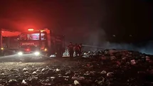 Burdur'da Çöp Alanında Yangın Çıktı