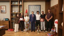 Vali Işın, DUSCART Takımı’nı ağırladı