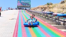 Niğde'de Türkiye'nin En Uzun Kaydırağı Açıldı