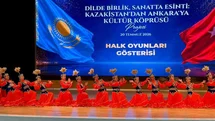 Türkiye-Kazakistan Dostluğu Halk Oyunları ile Kutlandı