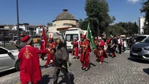 Sünnet çocukları mehteran eşliğinde tarihi sokaklarda yürüdü