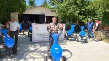 Elazığ'da Çiftçilere Çapa Makinesi Dağıtımı