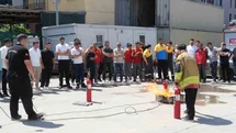 Düzce'de Yangın Güvenliği Eğitimi Verildi