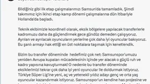Samsunspor'da Transfer Çalışmaları Sürüyor