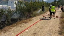 Bilecik'te Otluk Yangın Söndürüldü