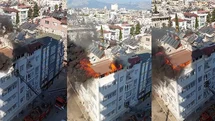 Antalya'da 5 Katlı Binada Yangın Paniği