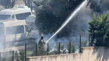 Kocaeli'de Ağaçlık Alanda Yangın Çıktı