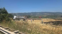 Bursa'da Otluk Alanda Yangın Çıktı