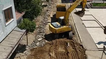 Yenipazar'da Yol Yenileme Çalışmaları Devam Ediyor