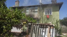 Konya'da Evde Yangın Çıktı