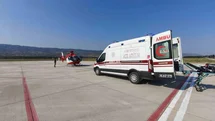 Tokat’ta kafa travması geçiren çocuk, helikopter ambulansla Ankara’ya sevk edildi