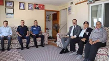 Aydın'da Kaymakam Battal'dan Şehit Ailesi ve Gazilere Ziyaret