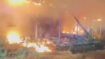 Denizli'de Yangın Korkuttu