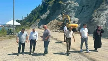 Sinop’ta yol ve Köy Yaşam Merkezi çalışmaları