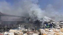 Kahramanmaraş'ta İş Yeri Yangını Kontrol Altına Alındı