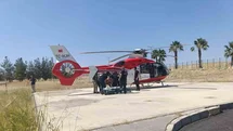 Şırnak'ta Trafik Kazası Sonrası Yaralı Helikopterle Gönderildi