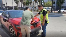 Mersin’de kural ihlali yapan sürücüye 10 bin lira ceza