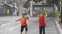 Edirne'de Yağmur Eğlencesi