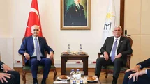 TBMM Başkanı Kurtulmuş İYİ Parti'yi Ziyaret Etti