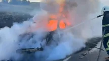 Van'da Otomobil Yangını