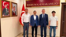 Uçak’tan Bodrum Kaymakamı Sırmalı ve İlçe Milli Eğitim Müdürü’ne ziyaret