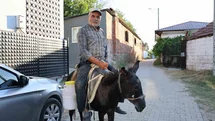 Aydın'da Eşekle Servis Yapan Ayhan Amca
