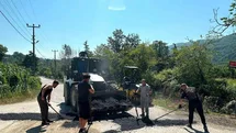 Düzce'de Asfalt Çalışmaları Devam Ediyor