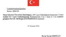 Hasan Kalyoncu Üniversitesi Rektörlüğüne Prof. Dr. Gül Rengin Küçükerdoğan atandı