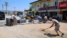 Aydın'da Parke Taşı Çalışmaları