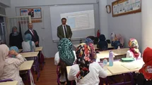 Kaymakam Güldoğan,Yaz Kur’an Kursu öğrencileriyle buluştu