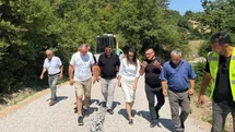 Gerze'de Kırsal Ulaşım Çalışmaları Devam Ediyor