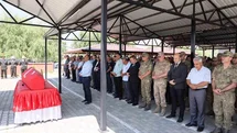 Erzincan'da Kıbrıs Gazisi Uğurlandı