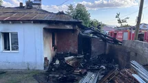 Erzincan'da Ev Yangını Çıktı