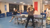 Erzincan'daki Genç Masa Tenisi Sporcuları