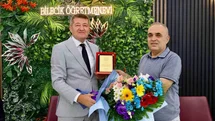 Bilecik'te Şube Müdürüne Veda Töreni