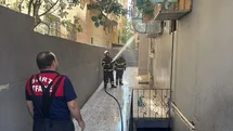 Siirt’te restoranın bacasında korkutan yangın