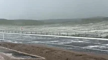 Ardahan'da Dolu Yağışı Etkili Oldu