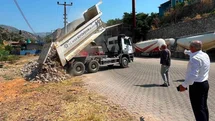 Sultanhisar'da Altyapı Çalışmaları Devam Ediyor