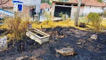 Kütahya'da Mezarlık Yangını